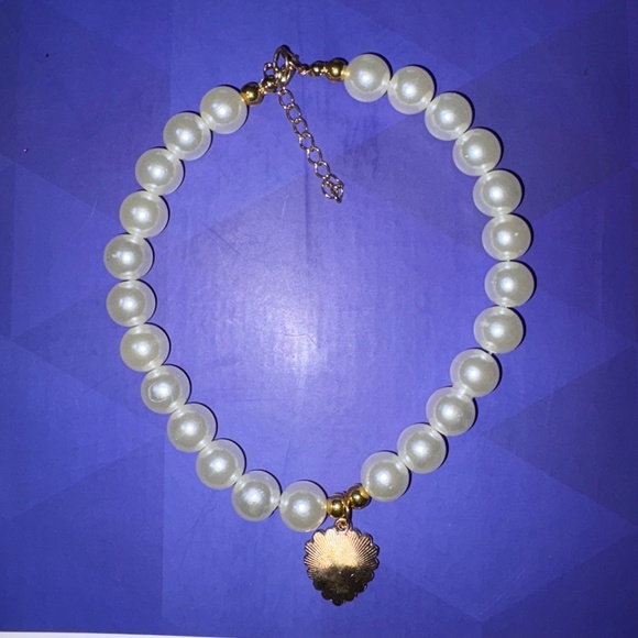 2pcs Cat Pearl Necklaces, Cute Heart Shaped Pendant Cat Dog Collar Adjustable L - Picture 6 of 10